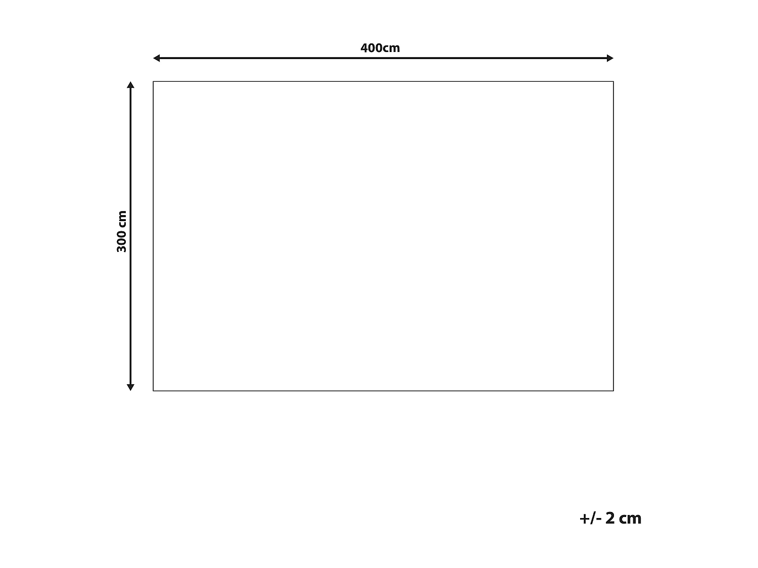 Dywan z juty 300 x 400 cm beżowy ZIARAT