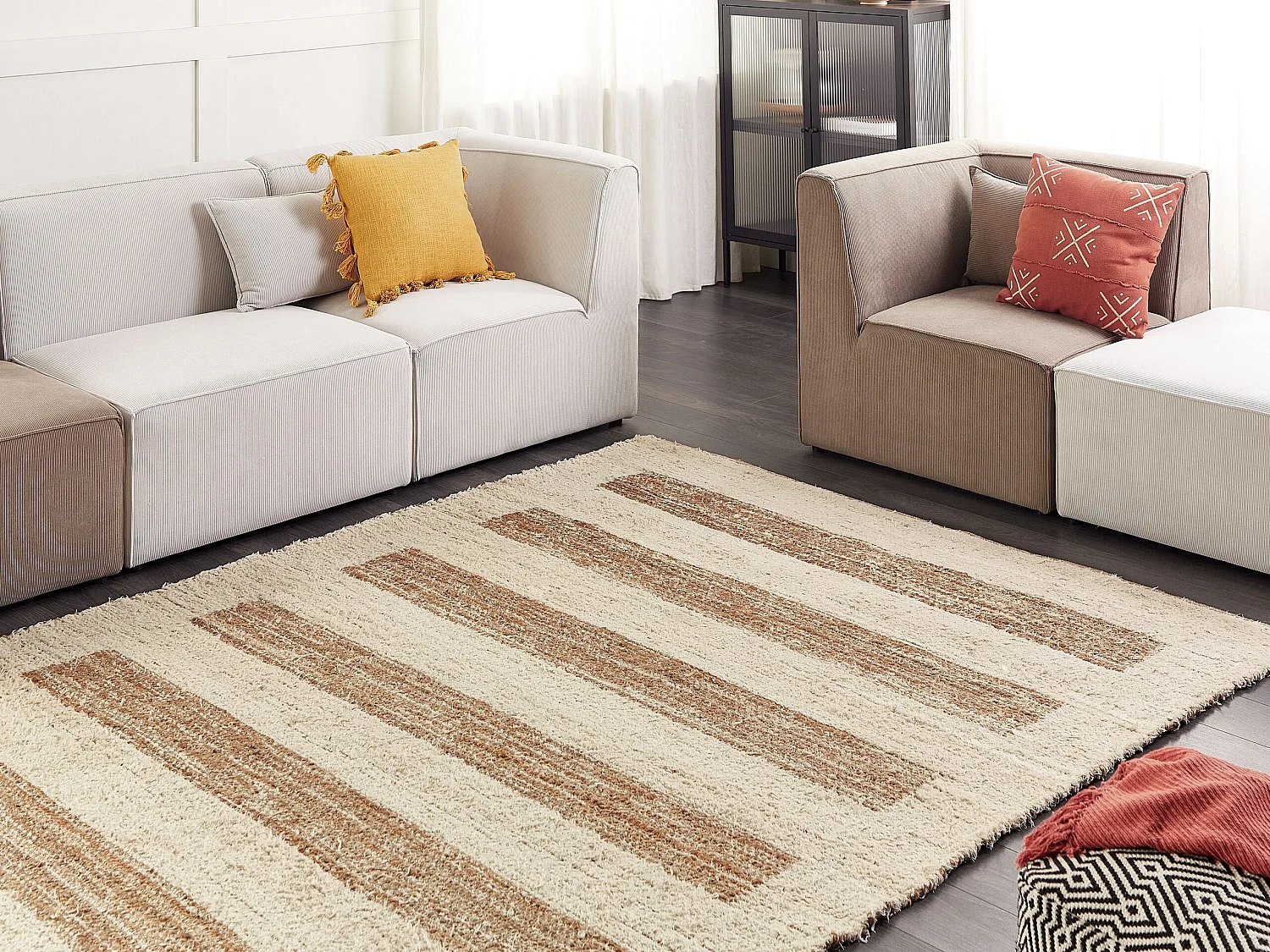 Tapis ZIARAT Beige 200 x 300 cm Jute