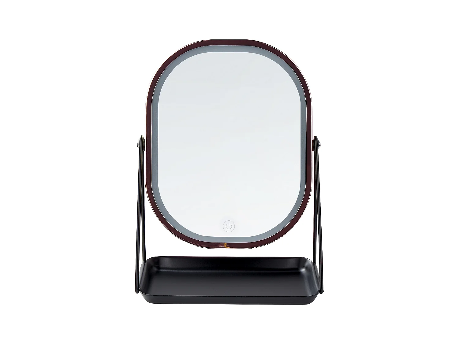 Miroir de table LED DORDOGNE Rose doré