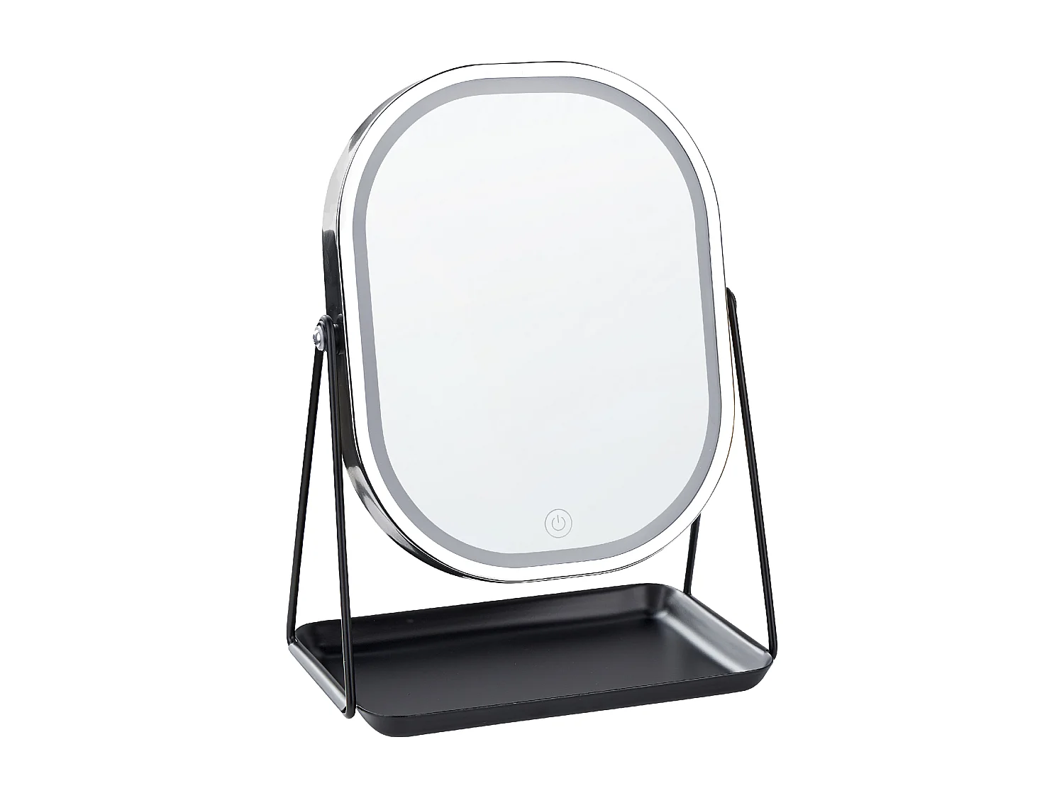 Make-up spiegel LED DORDOGNE Zilver