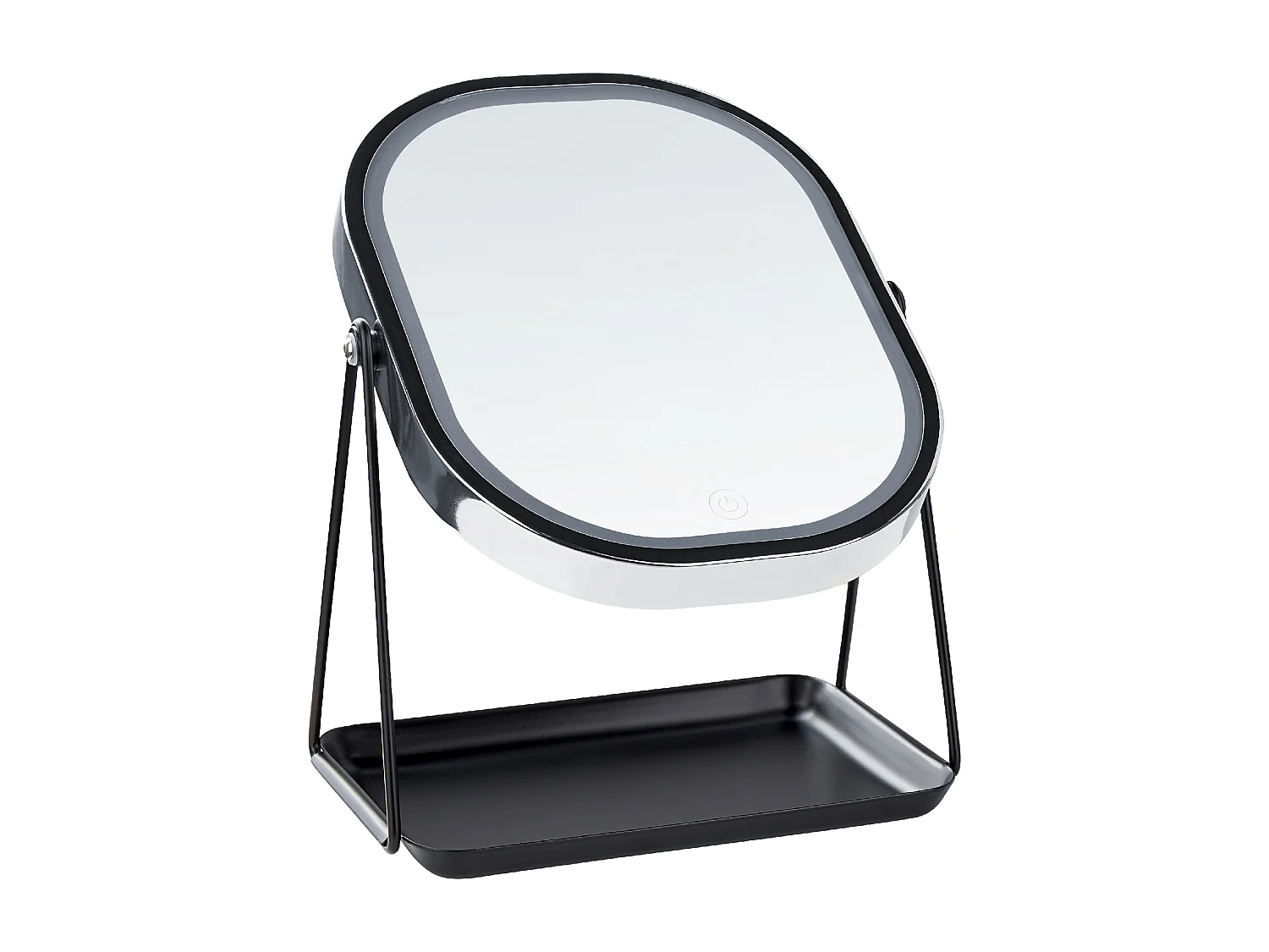 Make-up spiegel LED DORDOGNE Zilver