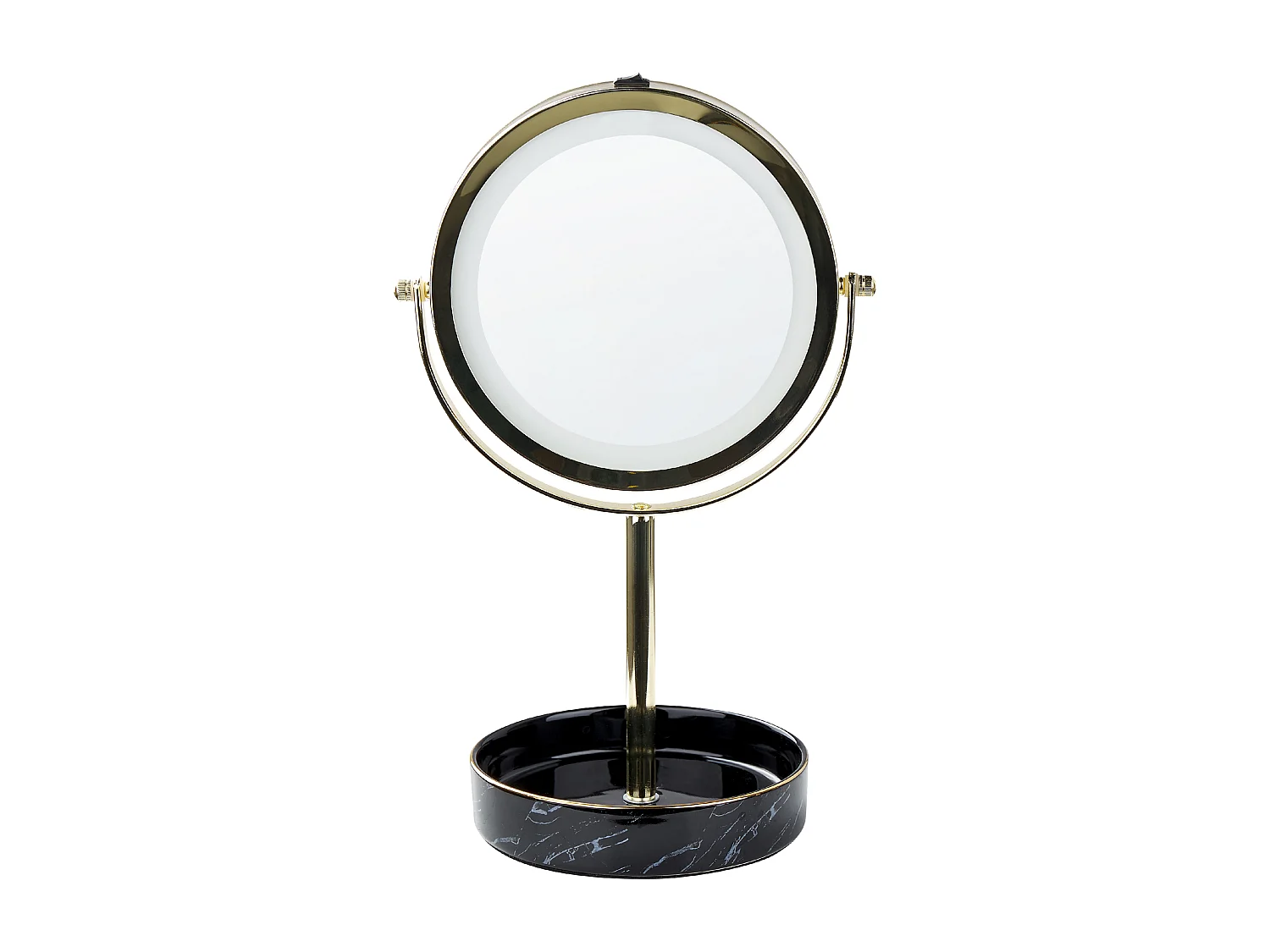 Make-up spiegel LED SAVOIE Zwart/goud
