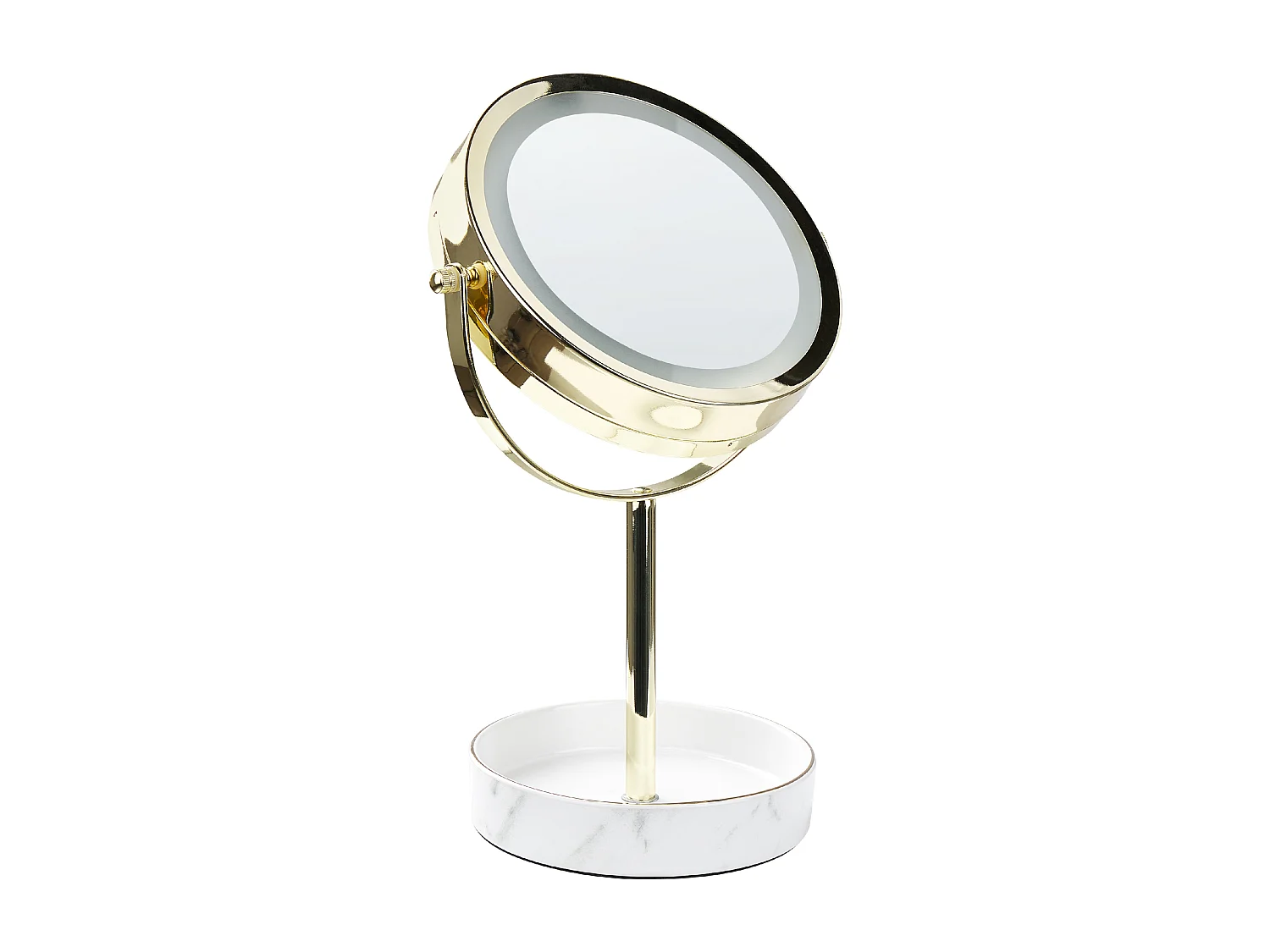 Make-up spiegel LED SAVOIE Wit/goud