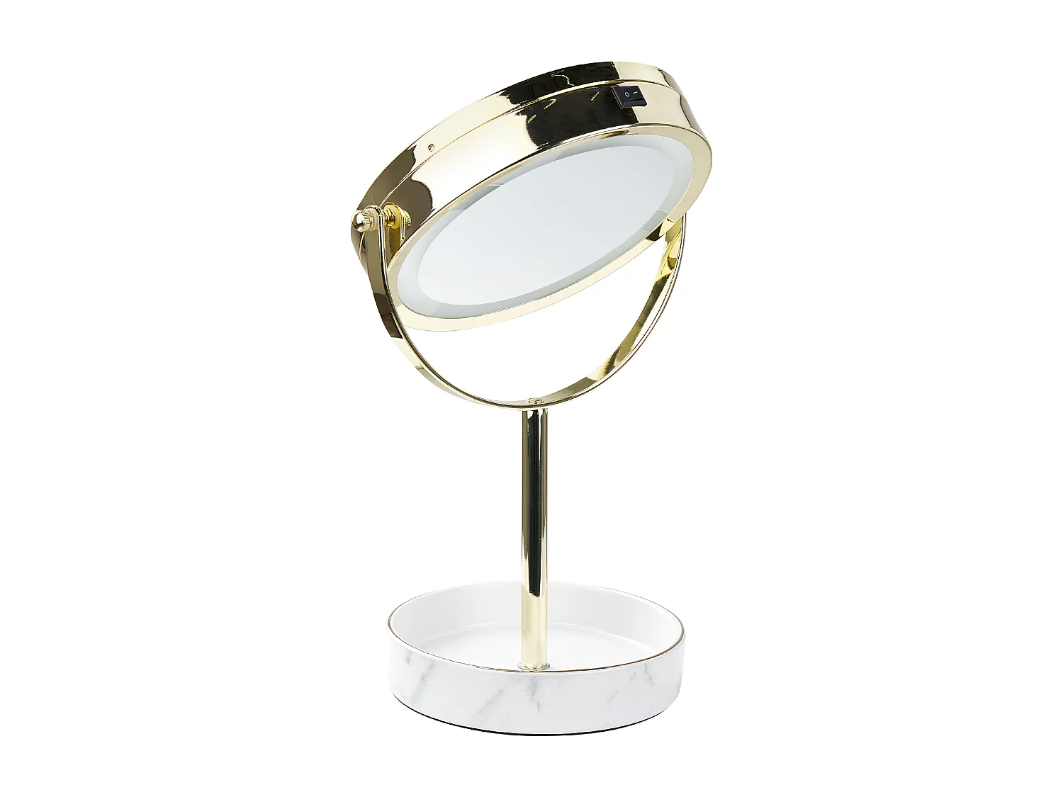Make-up spiegel LED SAVOIE Wit/goud