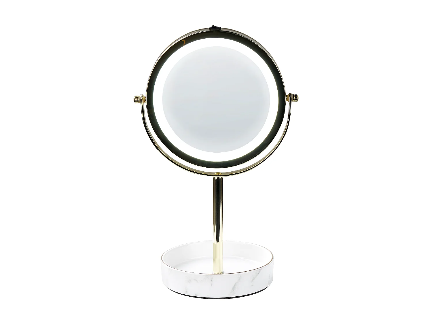 Make-up spiegel LED SAVOIE Wit/goud