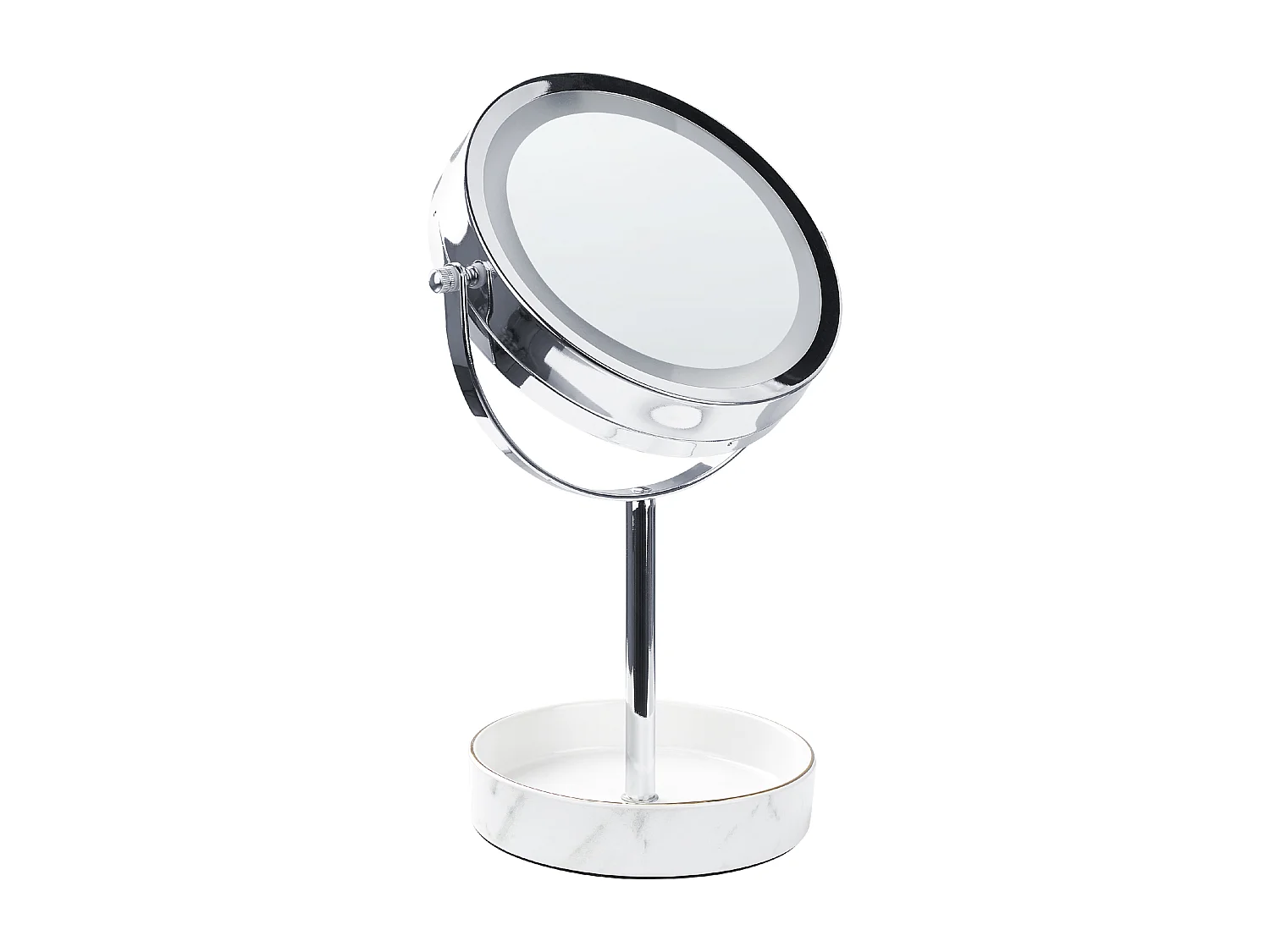 Make-up spiegel LED SAVOIE Wit/zilver