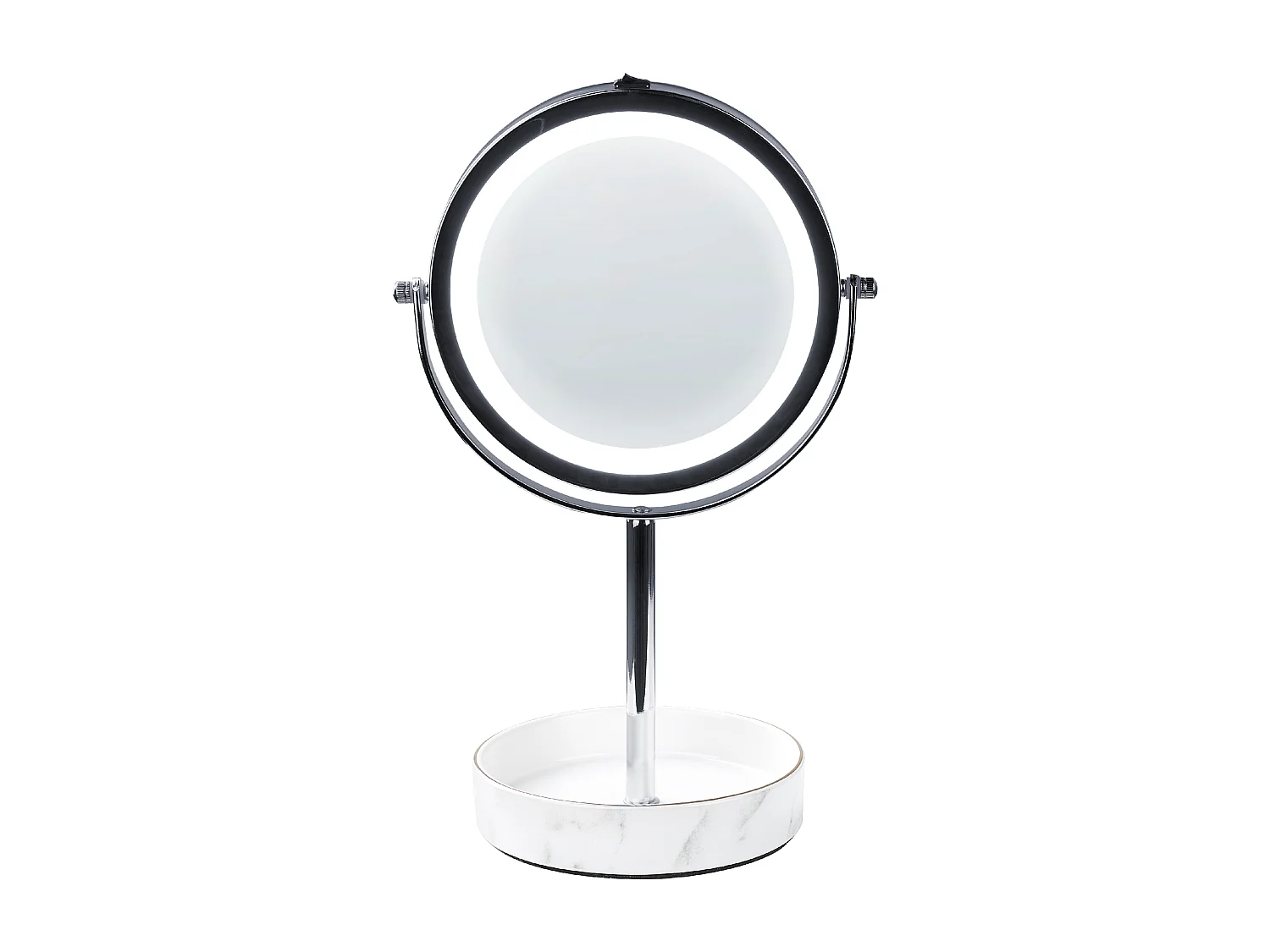 Make-up spiegel LED SAVOIE Wit/zilver