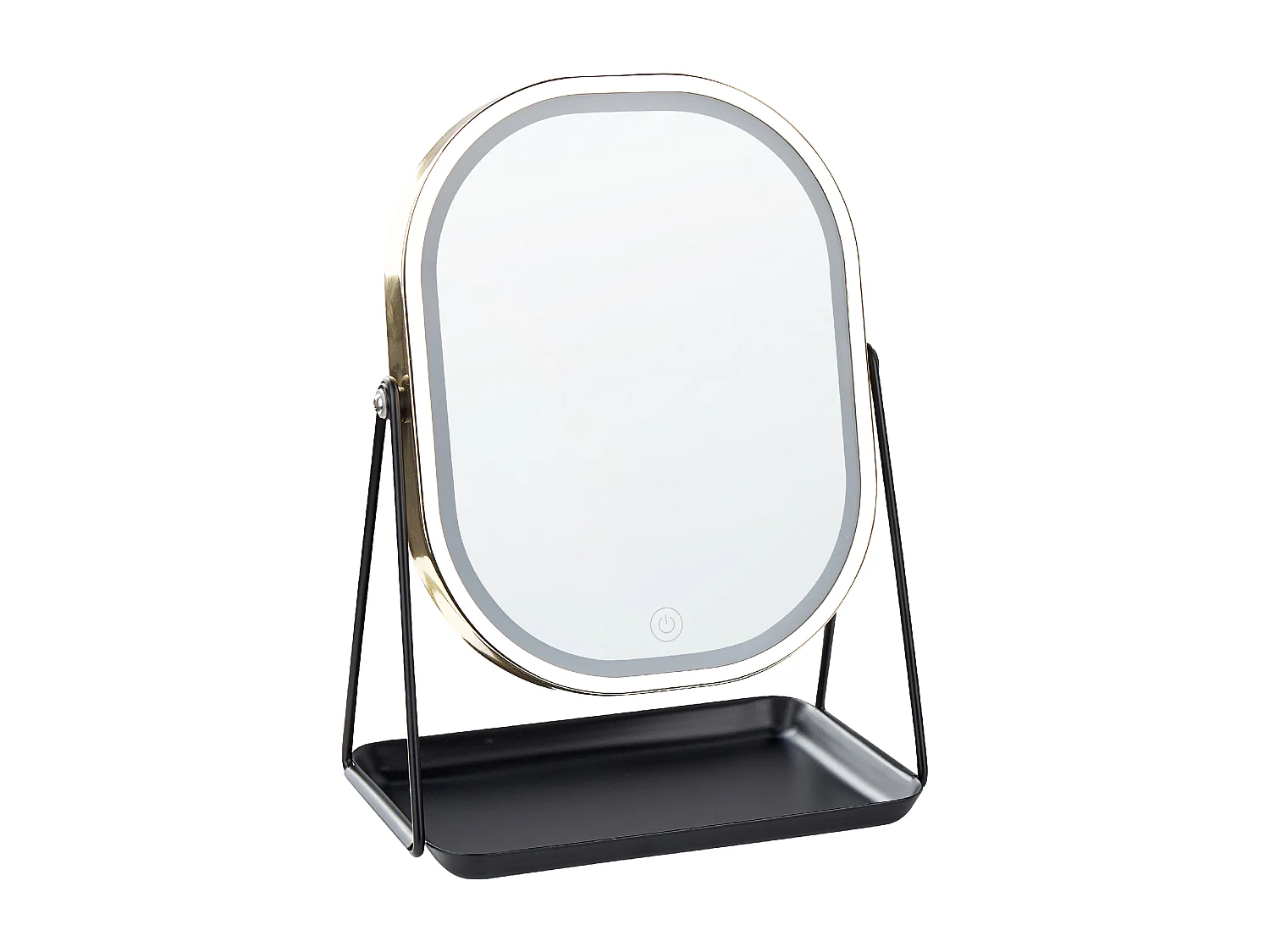 Miroir de table LED DORDOGNE Doré