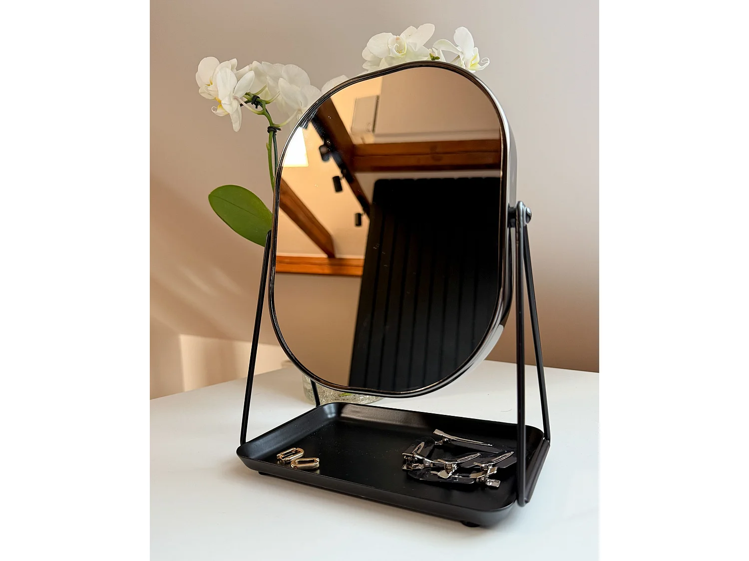 Make-up spiegel CORREZE Zwart