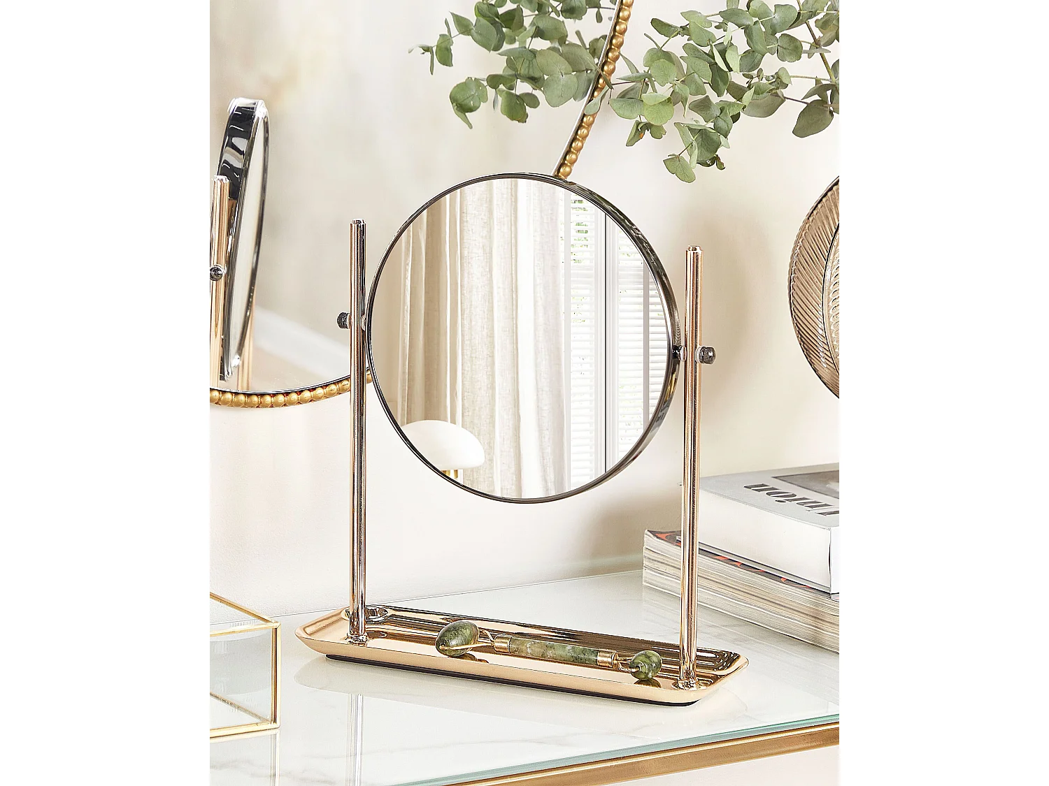 Miroir de table FINISTERE Doré