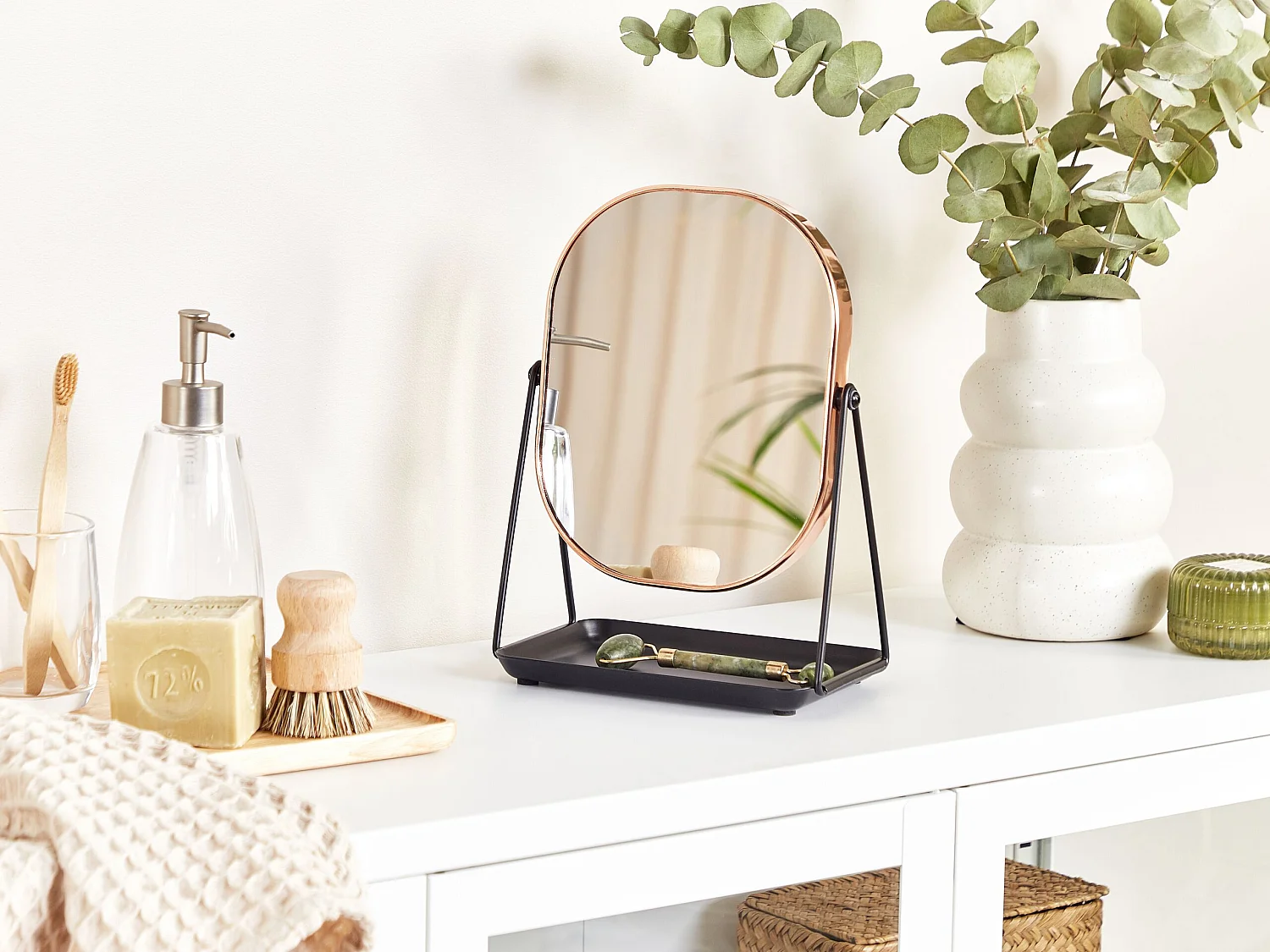 Make-up spiegel CORREZE Roségoud