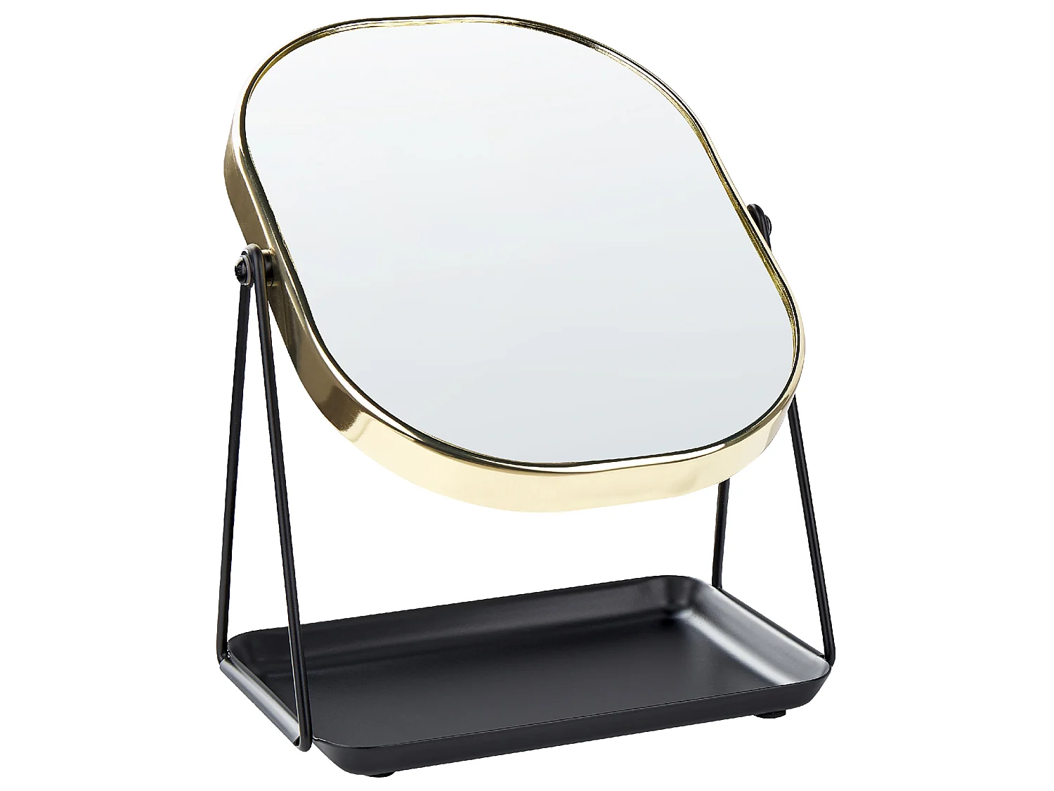 Specchio per make-up CORREZE Oro