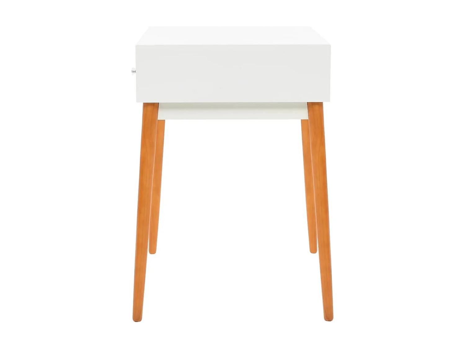 Coiffeuse table de maquillage effet bois blanche 60 x 50 x 86 cm 02_0006395