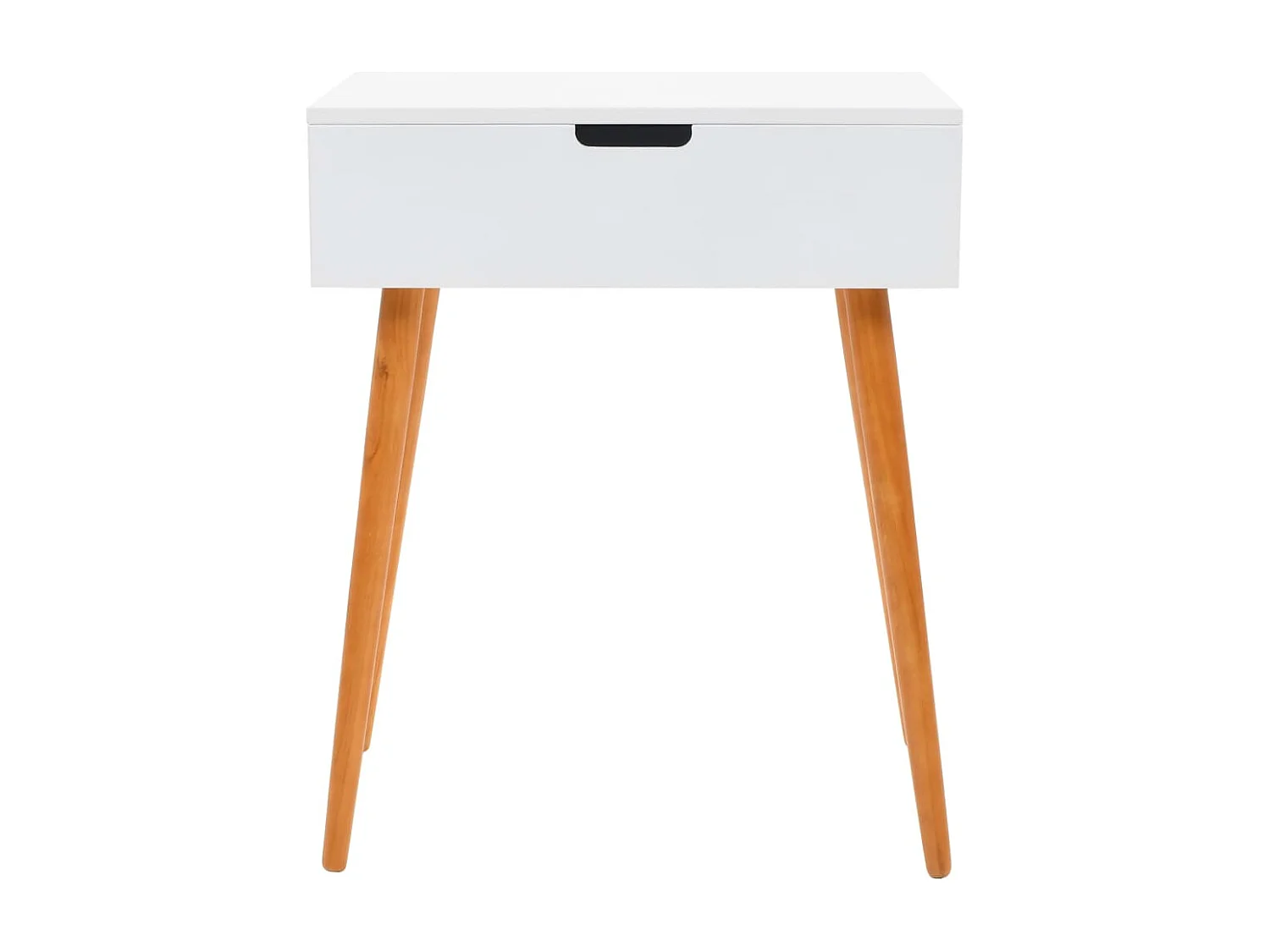 Penteadeira mesa de maquiagem móveis de design móveis de quarto com espelho 60 x 40 x 75 cm MDF branco 02_0006292