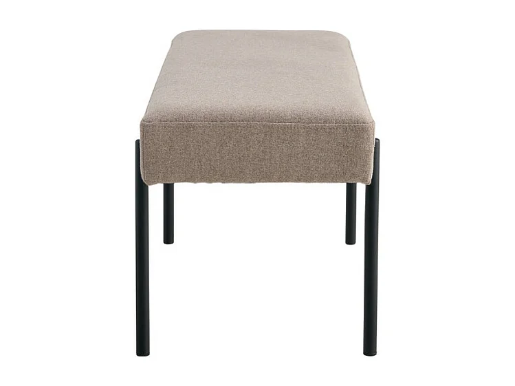 Swindon  - Banc en tissu et métal L100cm - Taupe