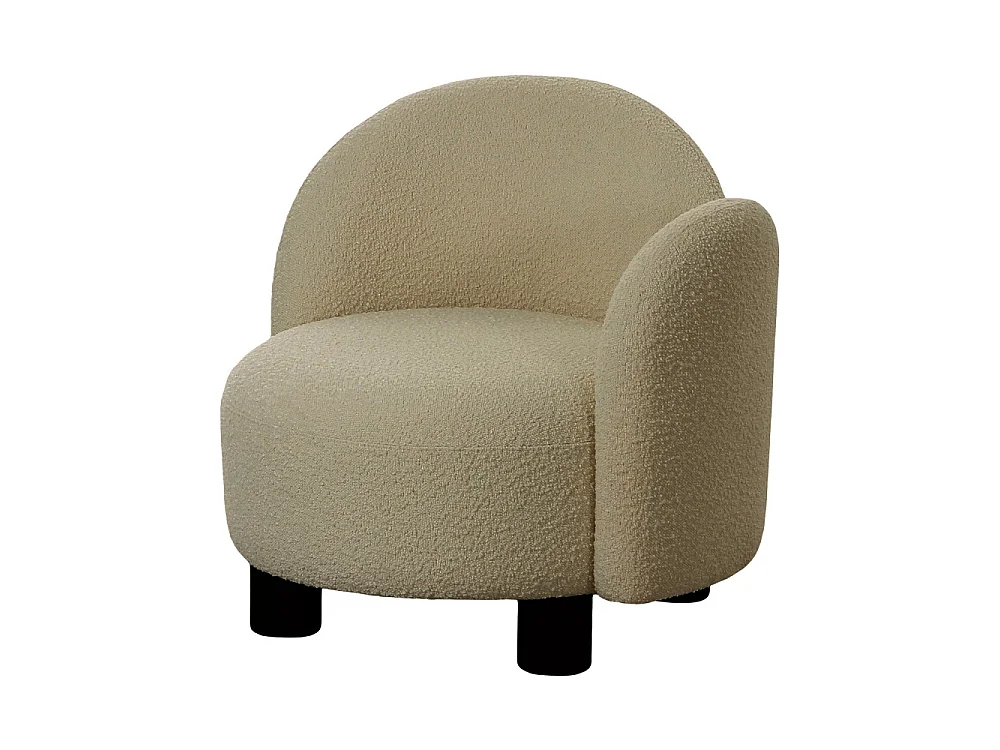 Honolulu fauteuil ronde links gericht wit.