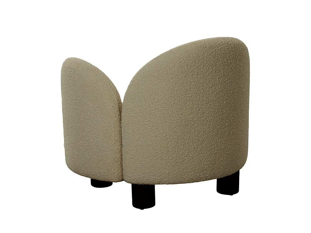 Honolulu fauteuil ronde links gericht wit.