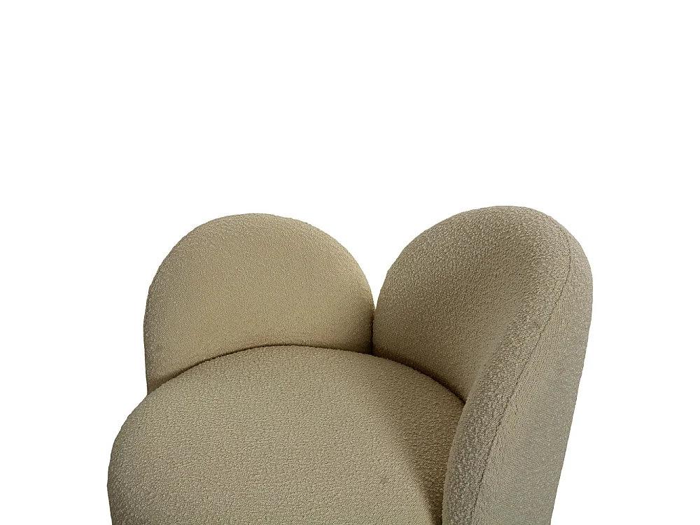 Honolulu fauteuil ronde links gericht wit.