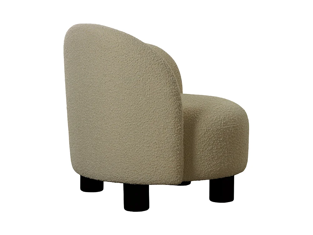 Honolulu fauteuil ronde links gericht wit.