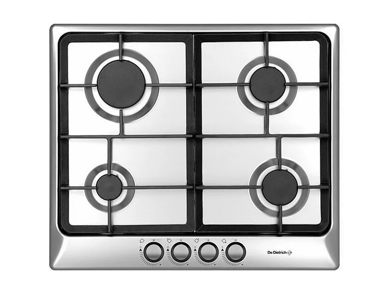 TABLE GAZ EMAIL 60 cm - 1/2 frontal - 4 gaz - Allumage intégré - Thermo DE DIETRICH - DPE3601X