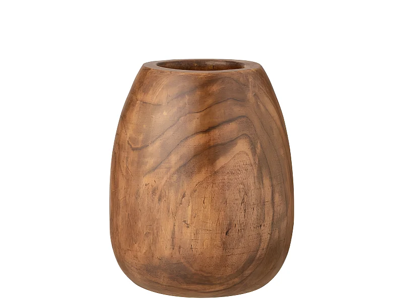 Bruine paulownia houten pot 43x43x52cm
