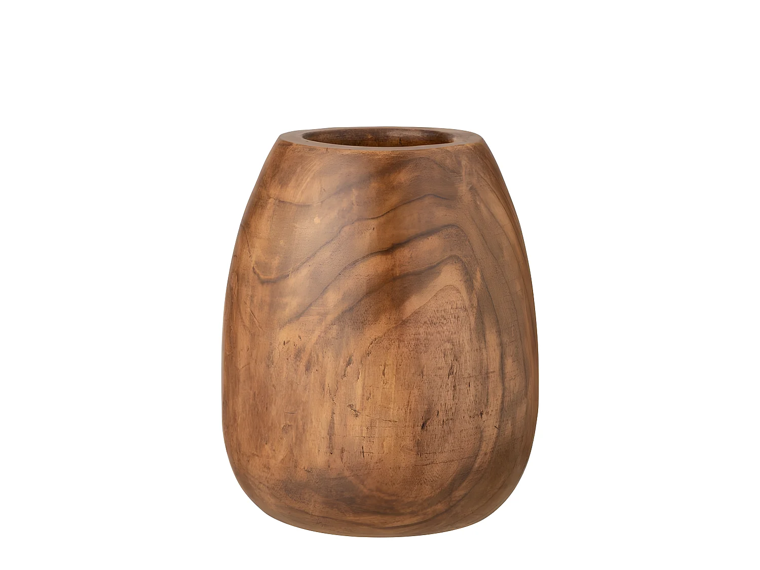 Cache-Pot Déco "Wood Paulownia" 50cm Marron