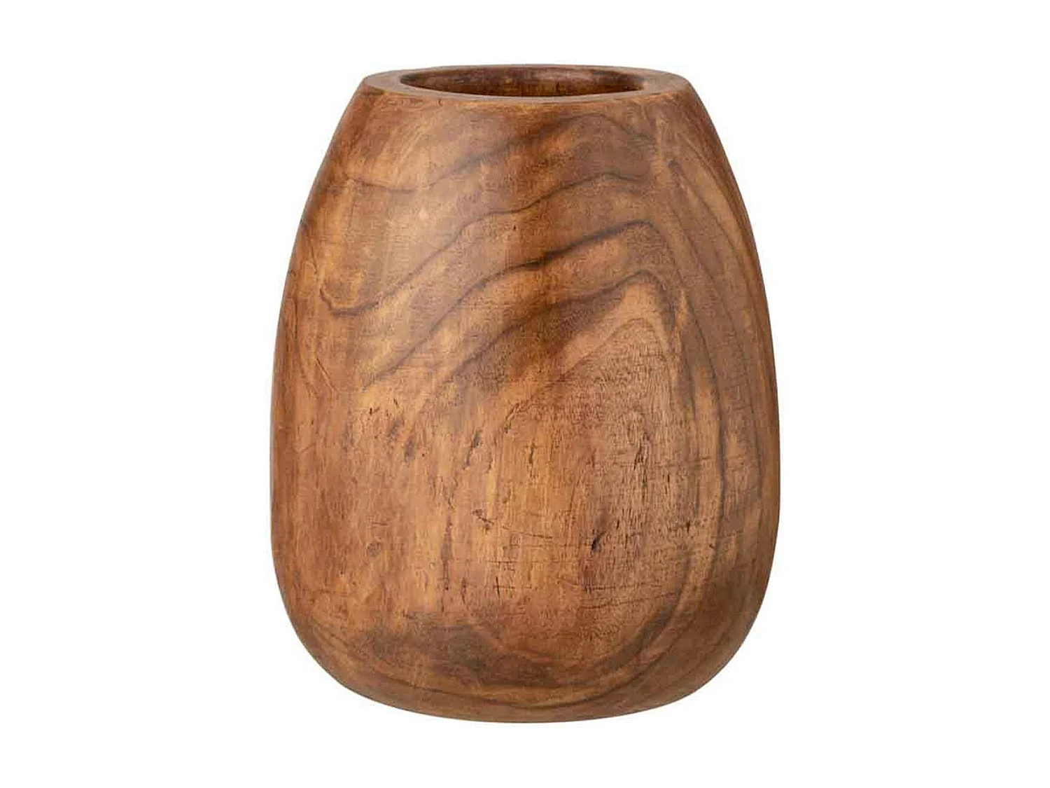 Cache-Pot Déco "Wood Paulownia" 40cm Marron