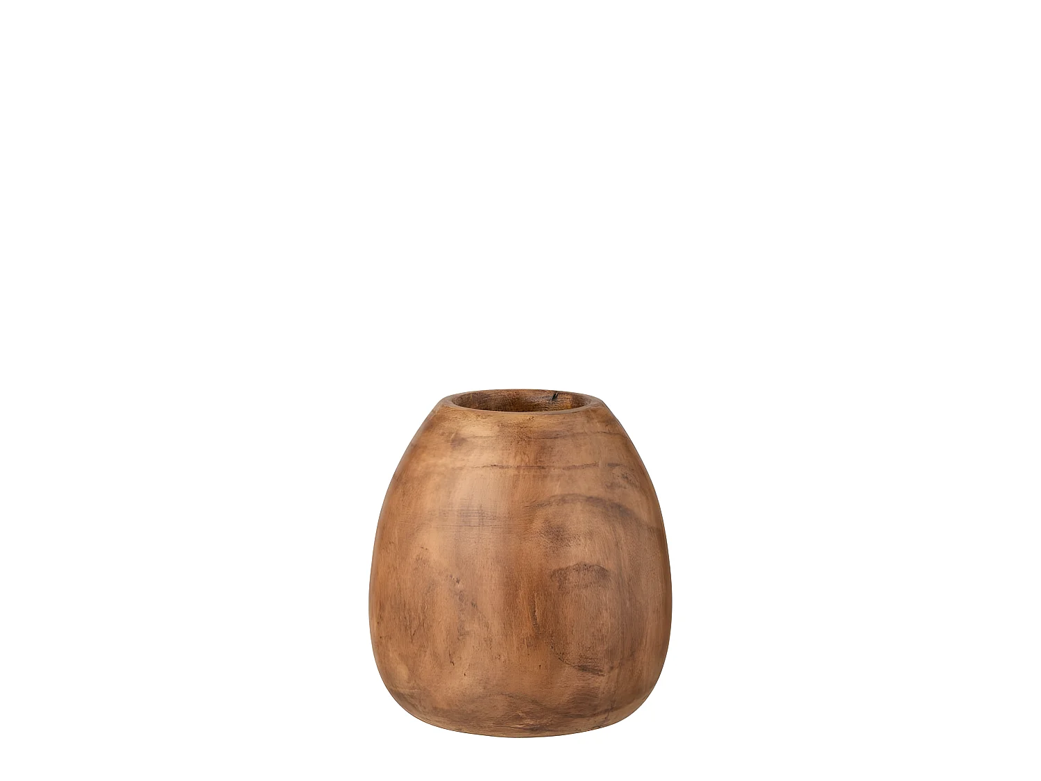 Cache-Pot Déco "Wood Paulownia" 26cm Marron