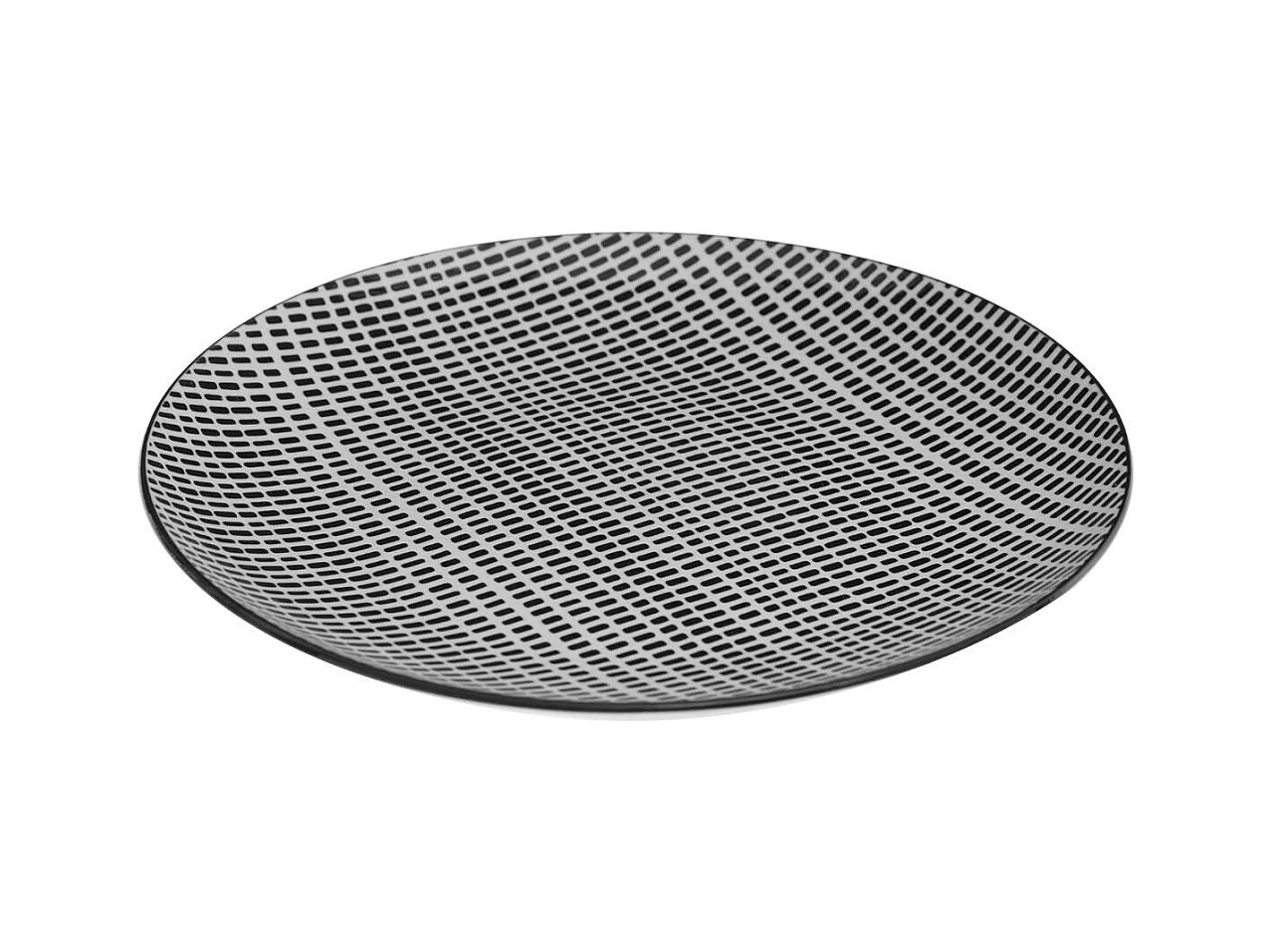 Service de Table 18 Pièces "Bohemia Square" 27cm Noir