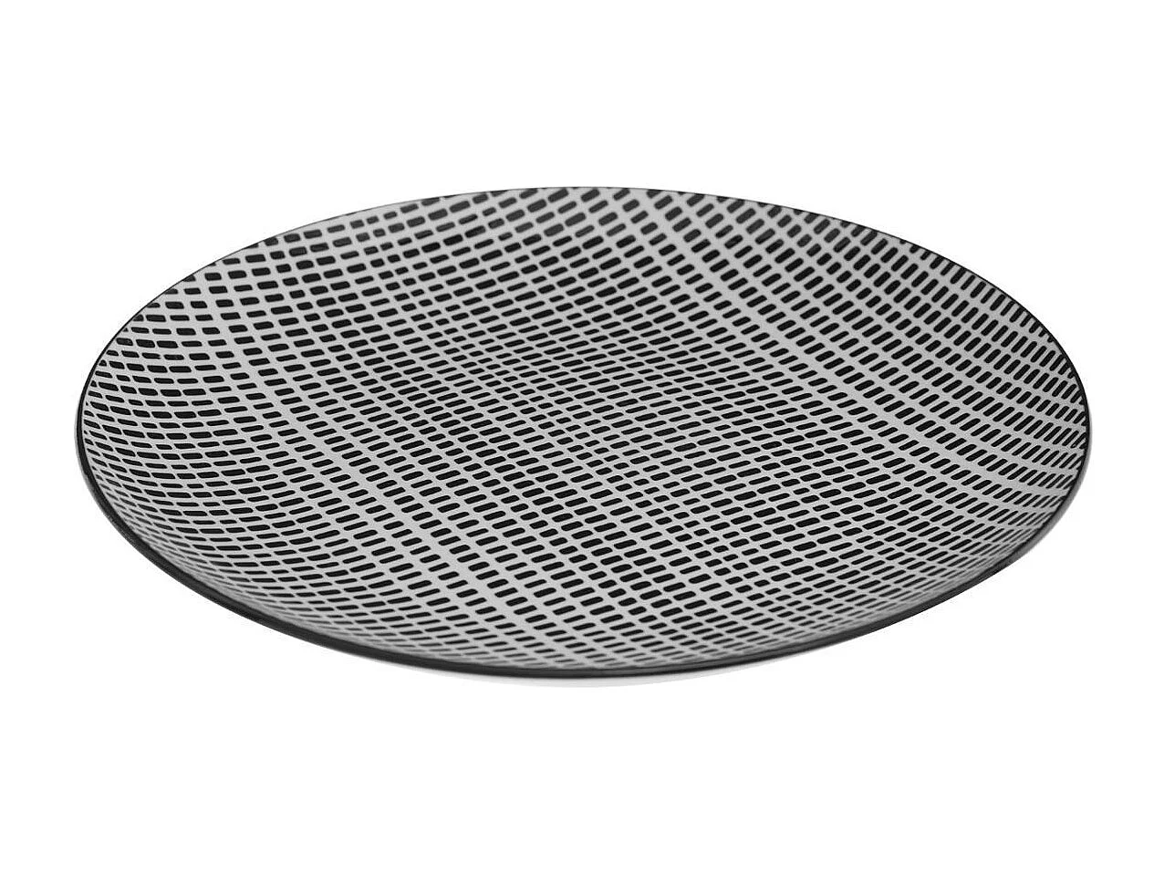 Service de Table 18 Pièces "Bohemia Square" 27cm Noir