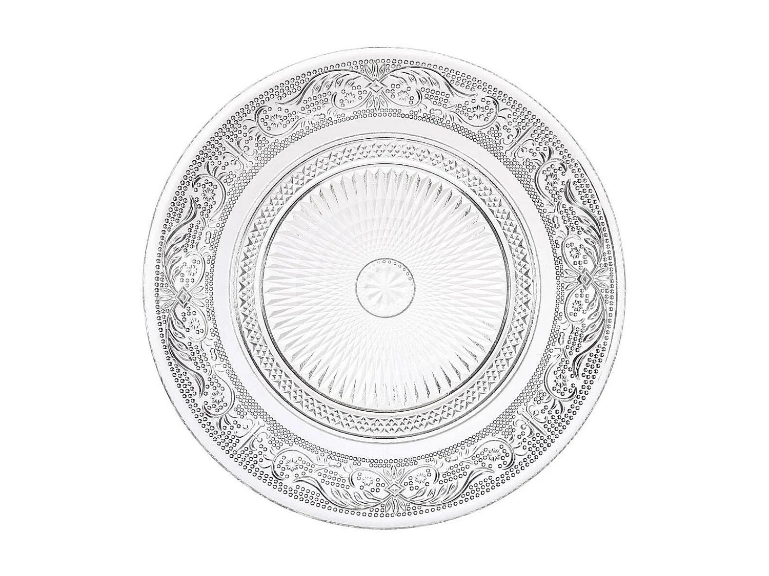 Service de Table 18 Pièces "Renaissance" Transparent