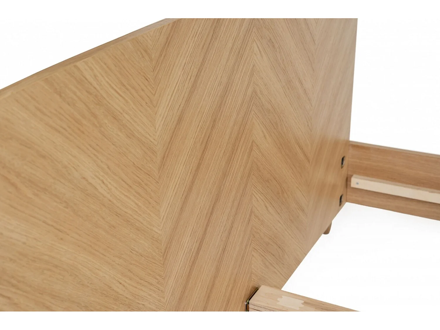 Lit Design en Bois "Bonegin" 140x200cm Chêne