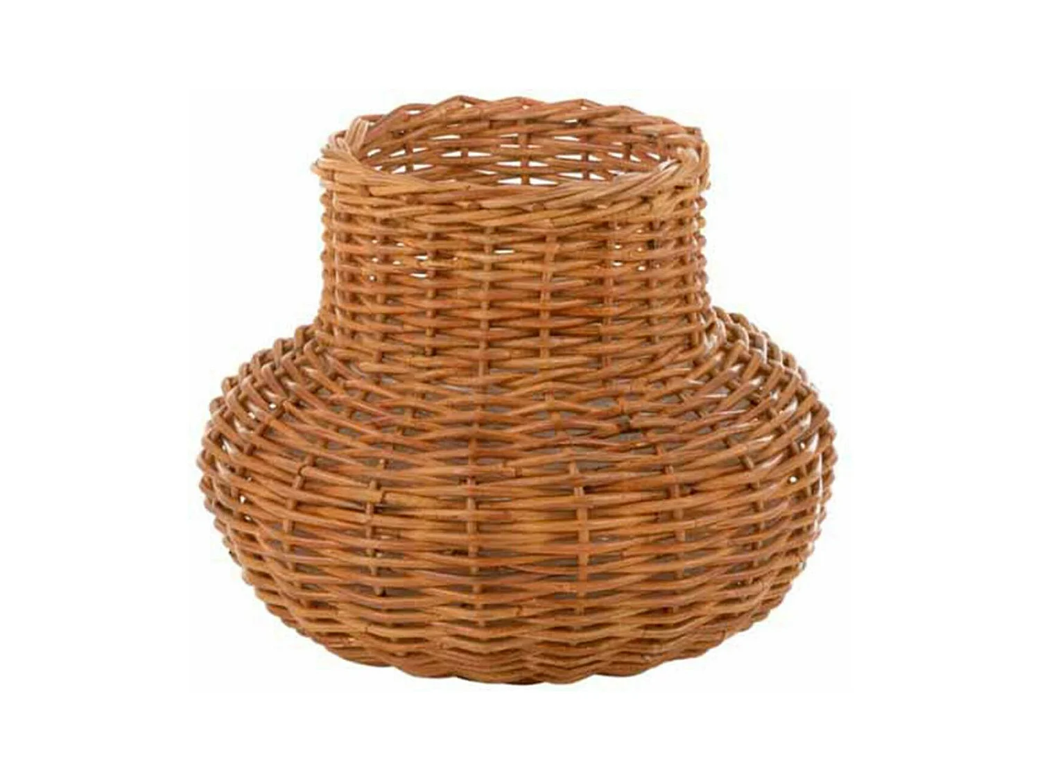 Panier Déco en Rotin "Vase" 50cm Jaune Miel
