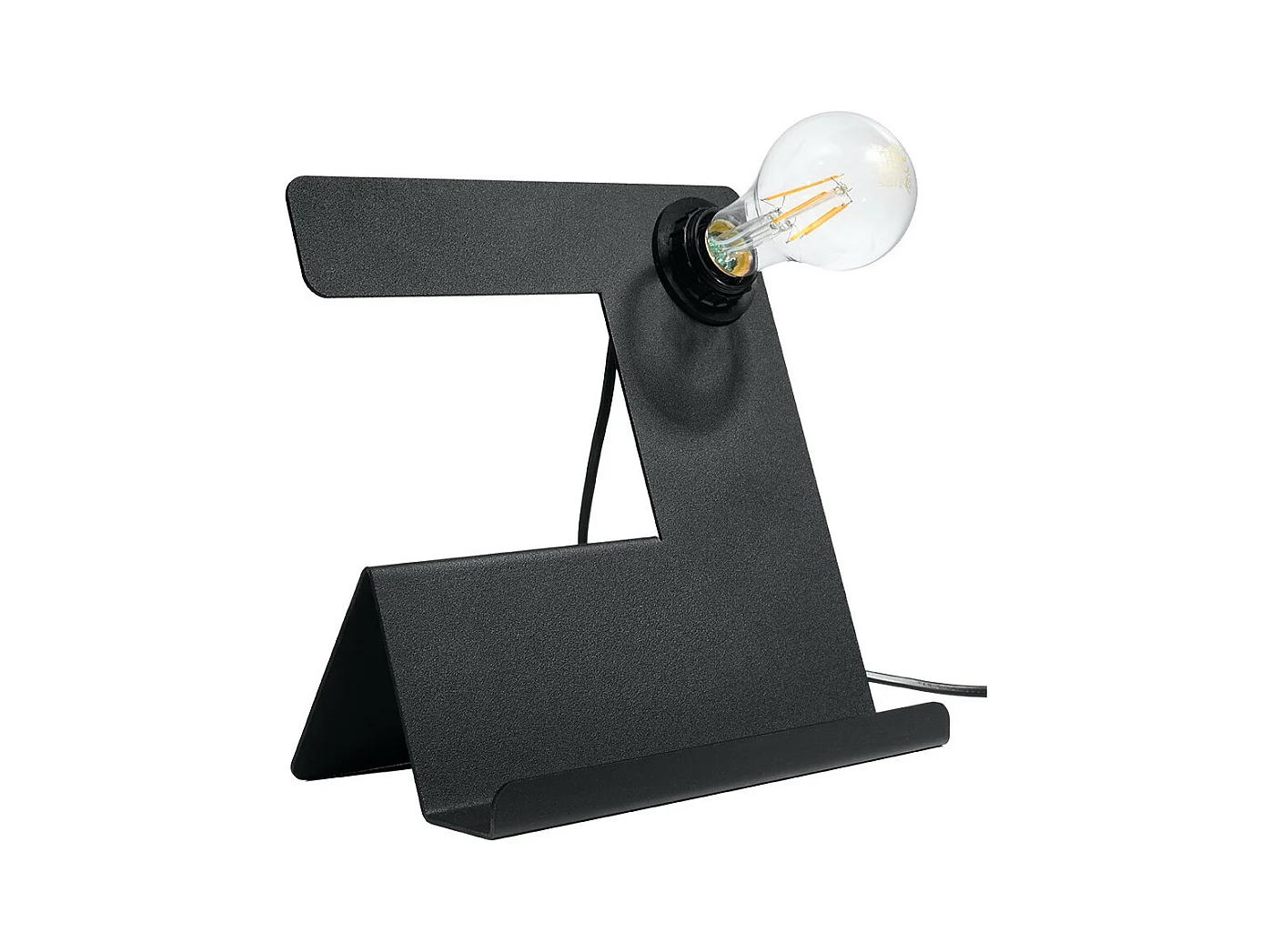 Sollux INCLINE Lampe à poser Noir E27