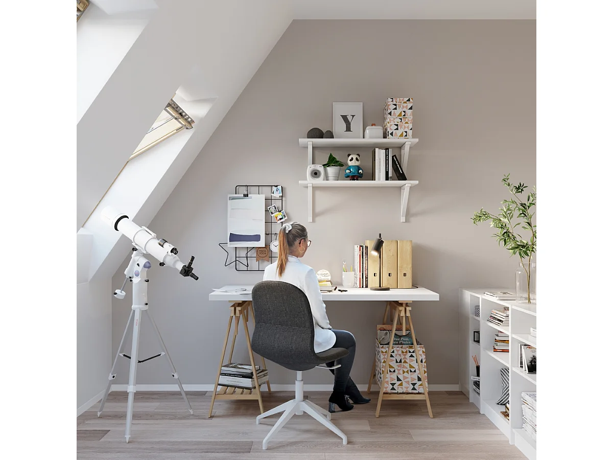 Sollux Lighting Ring Lampada da scrivania, nera, 1x GU10