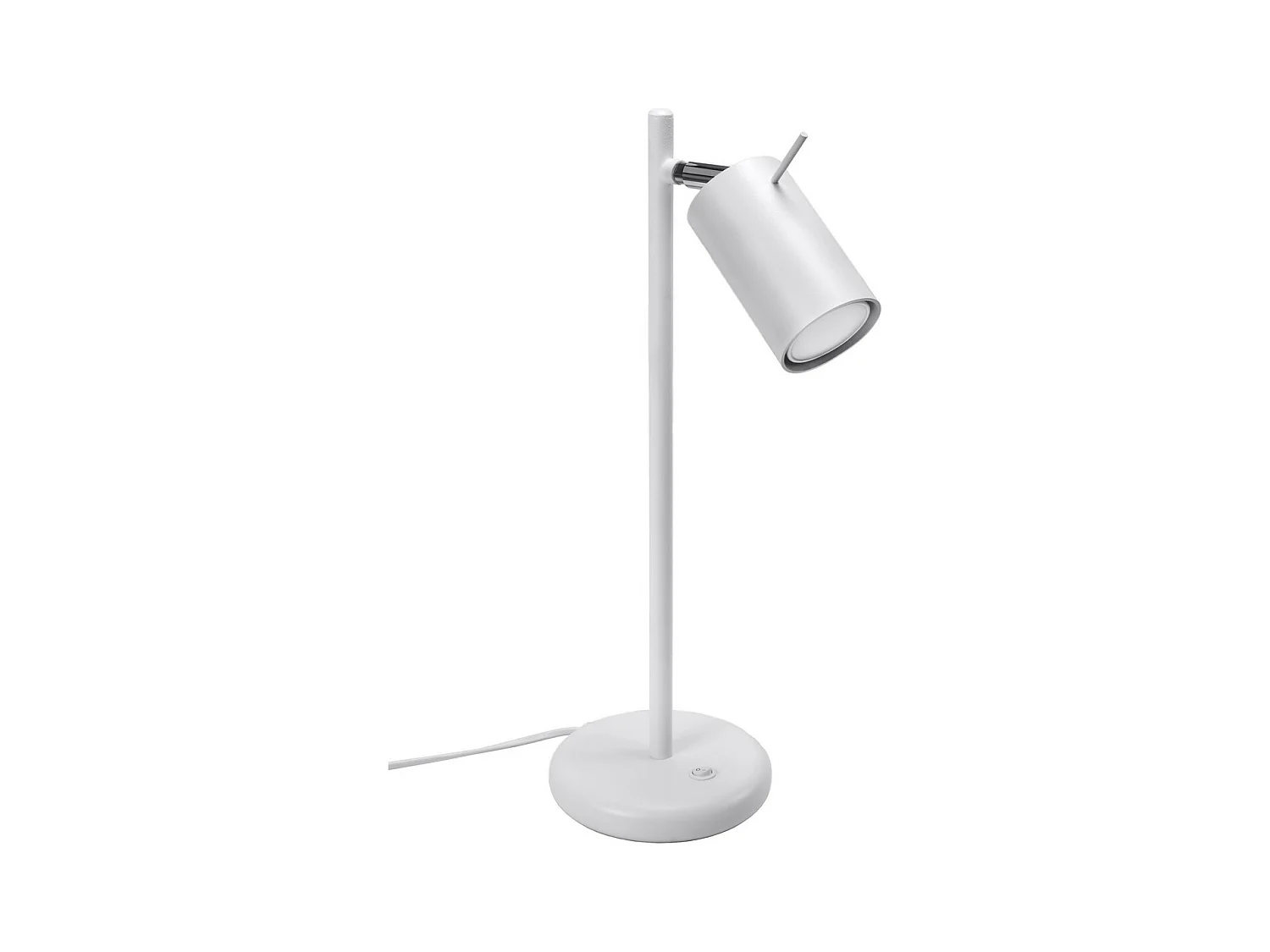 Sollux Lighting Ring Lampe de travail de bureau, blanc, 1x GU10