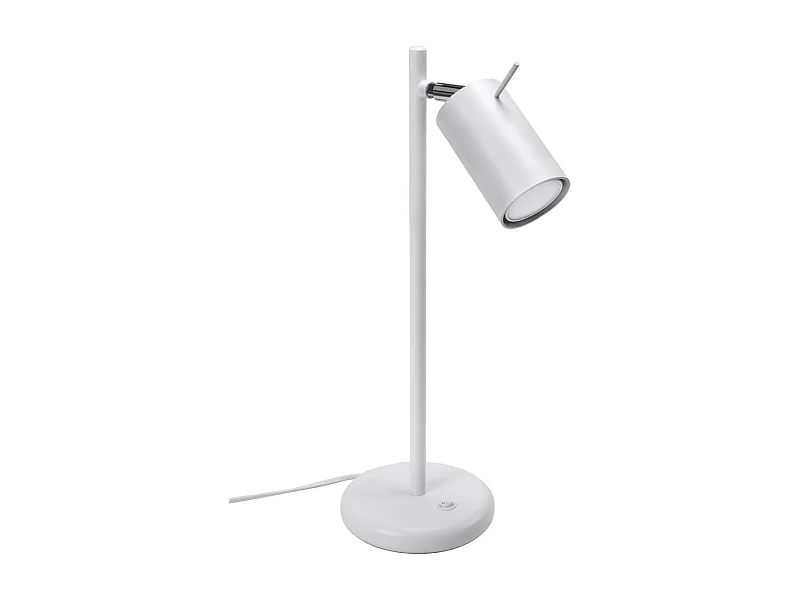 Sollux Lighting Ring Lampe de travail de bureau, blanc, 1x GU10
