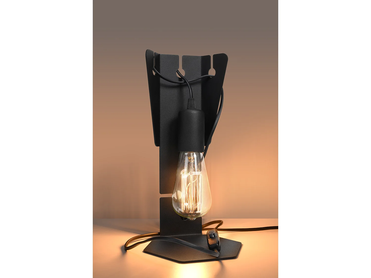 Sollux ARBY Lampe à poser design Noir E27