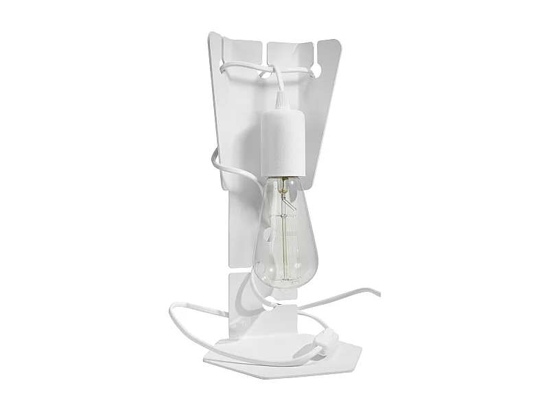 Designer Tischlampe White E27 Designer Tischleuchte Weiß E27