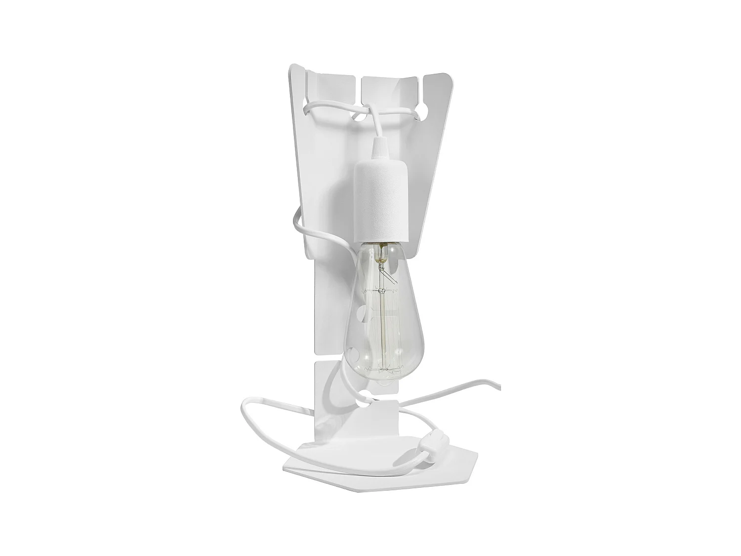 Sollux ARBY Lampe à poser design blanche E27