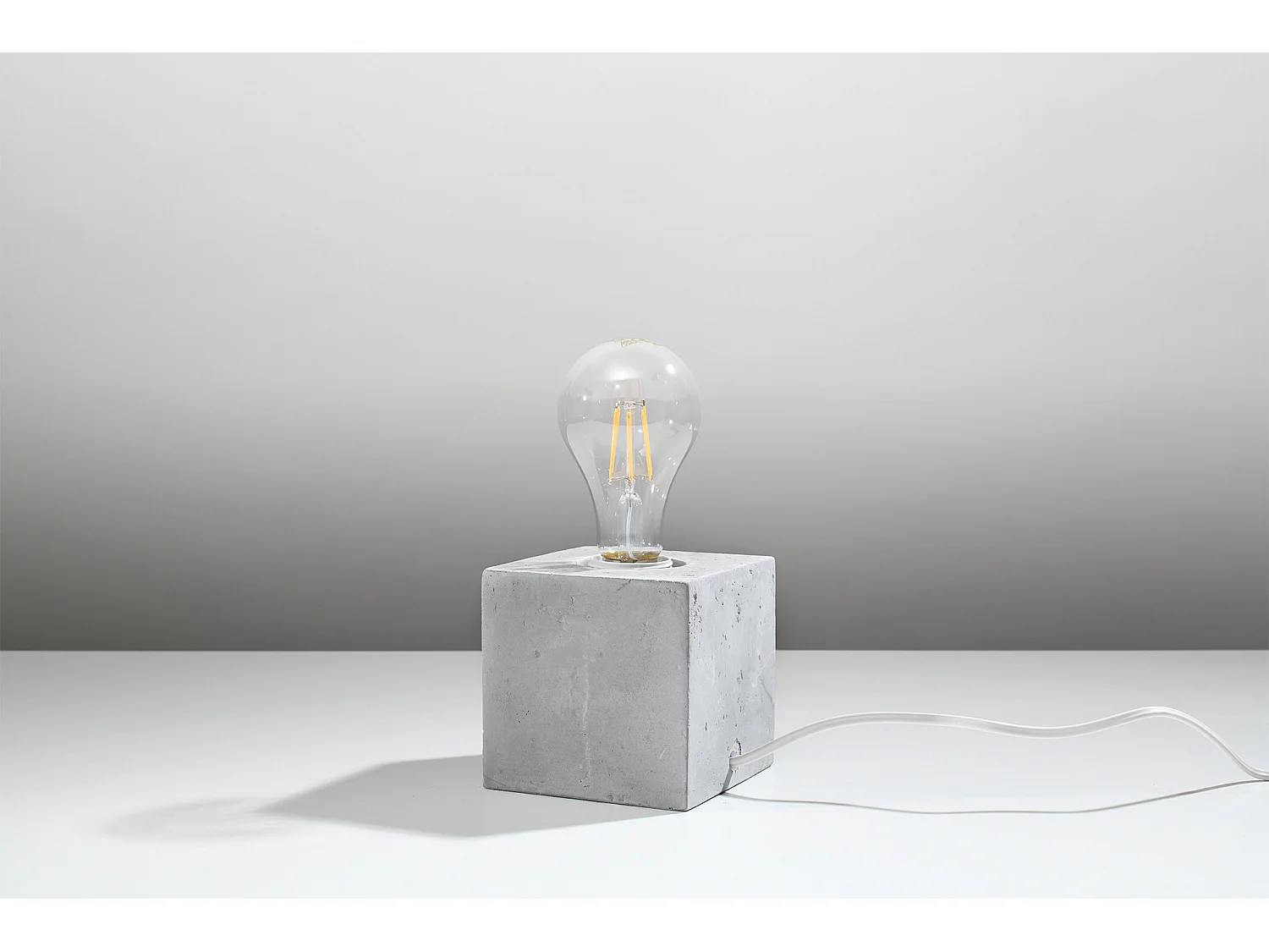 Tischlampe Grau E27 Lampada da Tavolo Grigio E27