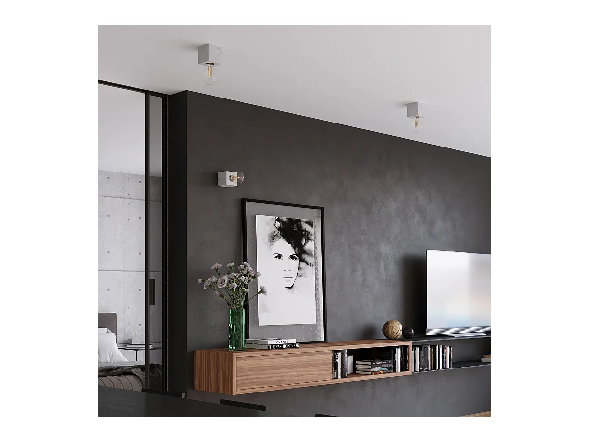 Tischlampe Grau E27 Lampada da Tavolo Grigio E27