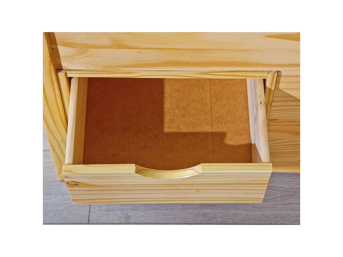 Lit Multi-Rangements "Clark" 160x200cm Naturel