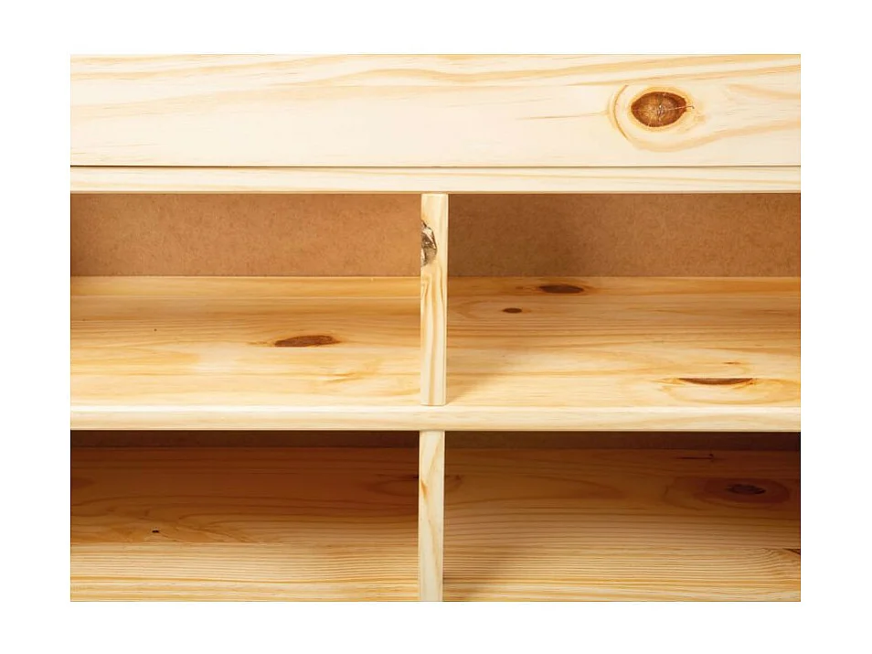 Lit Multi-Rangements "Clark" 180x200cm Naturel