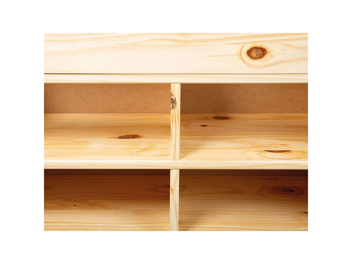 Lit Multi-Rangements "Clark" 180x200cm Naturel