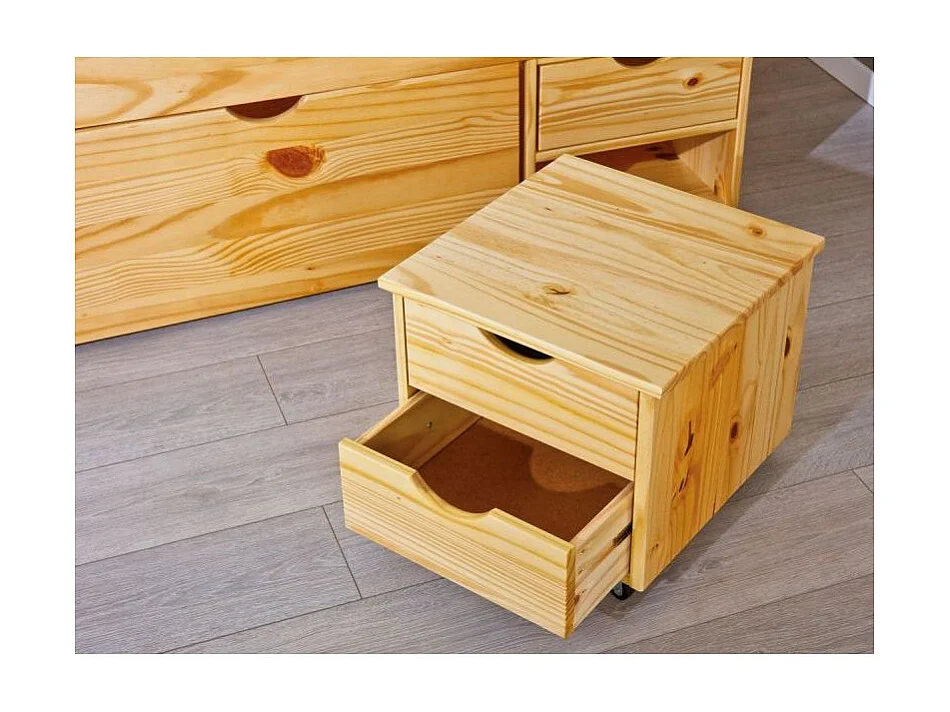 Claas Doppelbett 140x200 cm einschl. Lattenroste, natur.