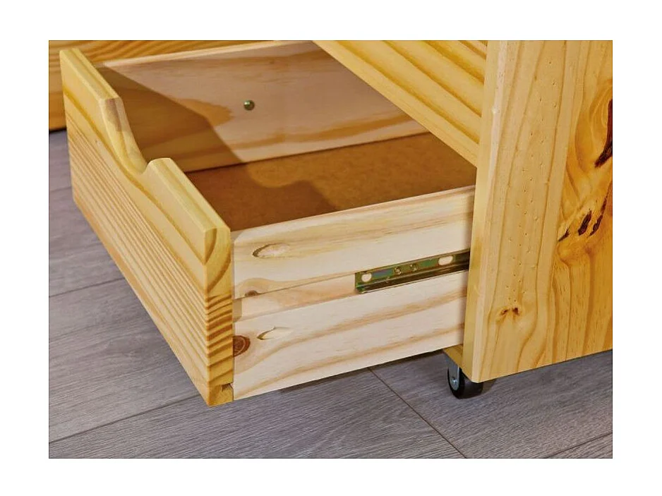 Claas Doppelbett 140x200 cm einschl. Lattenroste, natur.