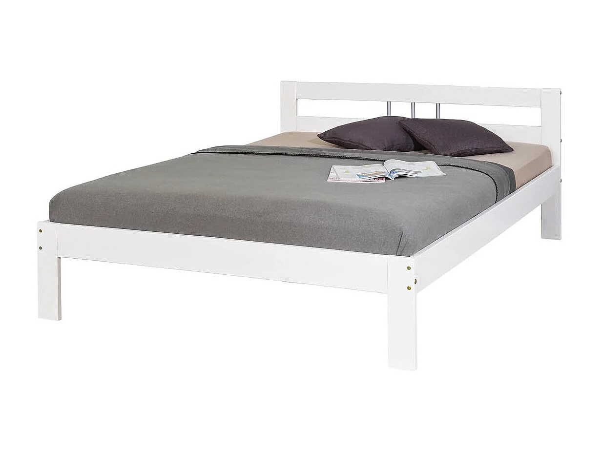 Fana bed 140x200cm wit.