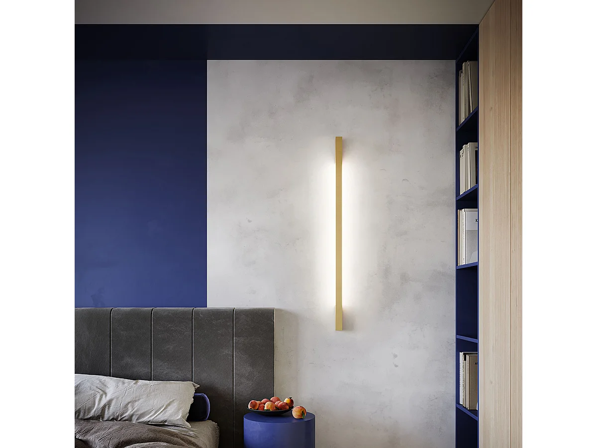 Sollux Sappo Integrierte LED-Wandleuchte Golden