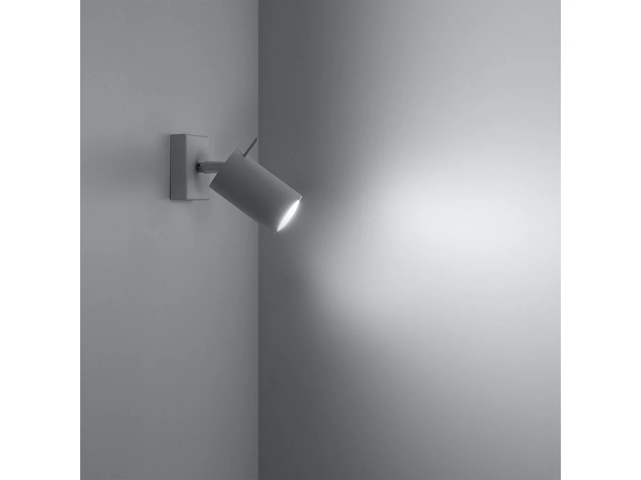 Sollux lichting Ring Einzelstrahler, Weiß, 1x GU10